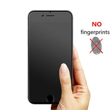 Load image into Gallery viewer, 2PCS matte Glass for iPhone 11 12 13 14 Pro Max 7 8 Plus frost screen protector on iphone 12 13 11 mini SE 2020 6s X XR XS glass Flexible Soft Screen Guard Glass Screen Protector For iPhone