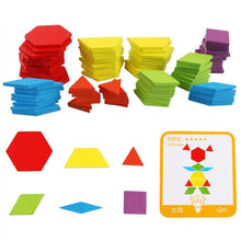 Load image into Gallery viewer, 155pcs Wooden Puzzle Board Set Colorful Baby Educational Toys for Children Learning Developing Toy For Kids Puzzle