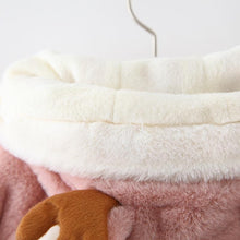 Load image into Gallery viewer, Modern New Christmas Winter LuxuryElegant Cute Elk Cartoon Hooded Soft Coat Cape for Baby Girls