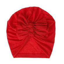 Load image into Gallery viewer, Modern Turban Baby Girls Bow Turban Hats Cotton Kids Beanie Children Hats Accessories For Girls Baby