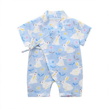 Load image into Gallery viewer, Summer Baby Girl/Boys Clothing Short-sleeved Rompers Jumpsuit Floral Print Cute Soft Newborn Infant Baby Playwear For Girls and Boys Kids