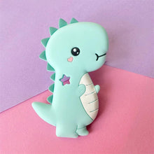 Load image into Gallery viewer, Dinosaur Teether Teething Animal Shape Chewable Chewing Toys For Baby Boys And Girls BPA Free Food Pefect Gift