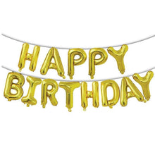Load image into Gallery viewer, 13pcs Luxury Happy Birthday Decoration Balloons Rose Gold Letter Foil Ballons Birthday Party Decorations Globos Balony Anniversaire For Birthdays and Celebrations
