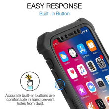 Load image into Gallery viewer, Heavy Duty Shockproof Phone Case For iPhone 14 13 12 Soft Transparent Back Cover Full-Body Clear Bumper Case with Built-in Screen Protector For iPhone