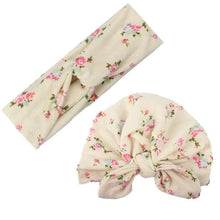 Load image into Gallery viewer, Modern Mom&Baby Turban Mother Baby Hat Headbands Mom Daughter Bow Knot Caps Print Solid Parent-Child Hair Accessories
