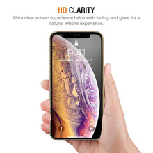 Load image into Gallery viewer, HD Full Tempered Glass Screen Protectors For iPhone 12 12 Max/12 Pro Front film iPhone X 6/6s 7 8 11 Pro Max Screen Protector Transparent Highly Clear Scratch Resistant Full Coverage Screen Glass Protector For iPhone