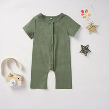 Load image into Gallery viewer, Newborn Infant Baby Boy Girls Unisex Button Romper Jumpsuit Playsuit Sunsuit Clothes For Girls And Boys