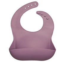 Load image into Gallery viewer, Silicon Breastplate Baby Bib Waterproof Solid Infant Bandana Bibs Newborn Feeding Burp Cloth Bib For Kids
