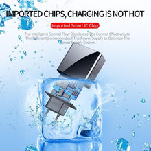 Load image into Gallery viewer, 3 Port USB Phone Charger LED Display EU Plug Total Max 3A Smart Fast Charger Mobile Wall Charger For Smartphones