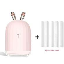 Load image into Gallery viewer, High Quality 220ML Ultrasonic Air Humidifier Aroma Essential Oil Diffuser For Home Car USB Fogger Mist Maker With LED Night Lamp