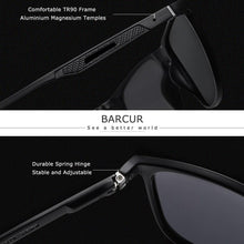 Load image into Gallery viewer, Square High Quality Titanium Sunglasses for Men Polarized Sunglasses With Mirror Gradient Glasses Titanium TR90 Frame Oculos De Sol gafas and UV400 Protection