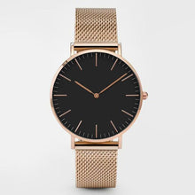 Load image into Gallery viewer, Fashion Unisex Watches Ultra Thin Stainless Steel Mesh Belt Quartz Classic Casual Watch For Women and Man