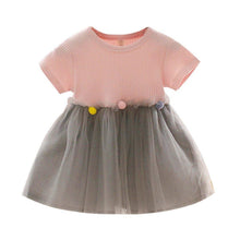 Load image into Gallery viewer, Fashion Modern New Spring Toddler Kids Baby Girls Patchwork Tulle Casual Princess Dress For Girls