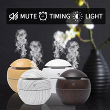 Load image into Gallery viewer, Mini USB Aroma Essential Oil Diffuser Ultrasonic Air Humidifier Mist Maker Aroma 7 Color LED Light Home Office