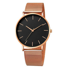 Load image into Gallery viewer, STEVVEX Men Watch Quartz Casual Watches Simple Metal Hour Reloj Quartz Watch Montre Mesh Stainless Steel clock For Men's and Boys