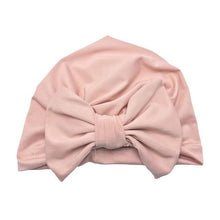 Load image into Gallery viewer, Luxury Modern Baby Headband Hat Bowknot Print Cotton Stretchy Turban Headband Infant Head Wrap Beanie Hat For Babies and Kids