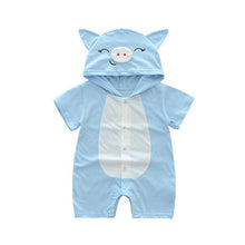Load image into Gallery viewer, Infant Jumpsuit Summer Romper Cartoon Animal Print Girl and Boy Cotton Suit Newborn Romper Design