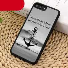 Load image into Gallery viewer, Classical Small Anchors Phone Case Cover For Iphone 14 5 6s 7 8 Plus X Xr Xs 11 12 13 Pro Max Ultra Plus Transparent Mobile Phone Case Anchor Phone Cover