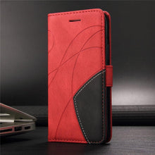 Load image into Gallery viewer, Blue PU Leather Wallet Flip Phone Case Cover For iPhone 13 Pro Max Case Leather Flip Cover iPhone 13 Pro Phone Case For iPhone 12 Mini 14 11 8 7 6 6s Plus 5 5s Case