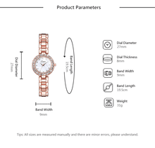 Load image into Gallery viewer, Luxury Bracelet Watches Set For Women Fashion Geometric Bangle Quartz Clock Ladies Wrist Watch For Women and Girls