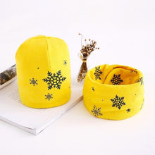 Load image into Gallery viewer, Star Print Cotton Hat And Scarf Baby Beanie Kids Caps Children's Accessories For Boys and Girls