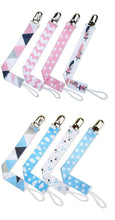 Load image into Gallery viewer, 4PCS/SET Infant Pacifier Clips Holder Clip Nursing Teether Clip Nipple Holder Baby Pacifier Clip Soother Holder for Pacifier for Kids and Baby