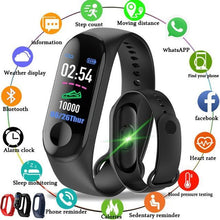 Load image into Gallery viewer, Smart Fitness Waterproof Sports Watches For IOS and Android Sistems Smartwatch With Heart Rate Monitor and Blood Pressure With Several Functions For Men Women and Kids