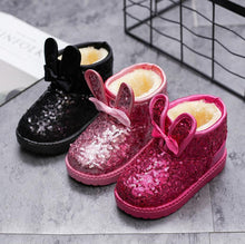 Load image into Gallery viewer, Warm Kids Snow Boots For Children New Toddler Winter Princess Cartoon Shoes Non-slip Flat Round Toe Girls Baby Lovely Boots