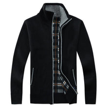 Load image into Gallery viewer, New Autumn Winter Jacket Men Warm Casual Slim Fit Fleece Jacket Elegant Jackets For Men Warm Soft Sweater Solid Jackets Casual Business Men Clothing Lightweight Hooded Jackets