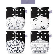 Load image into Gallery viewer, Eco-friendly Diaper Adjustable Reusable Coffee Fiber Diaper Pocket Fit Baby Nappies Pants Waterproof Nappies for Baby and Kids In Modern Design