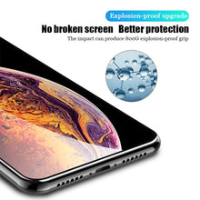 Load image into Gallery viewer, 60D 4PCS Full Cover Protective Glass on For iphone 12 X XS XR Tempered Glass Iphone 13 11 Pro Max Protection Screen Protector 3X Stronger Screen Protector for iPhone