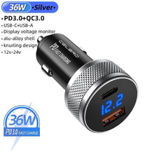 Load image into Gallery viewer, Mini Car Quick Charge 3.0 USB Charger Phone Charger Portable Auto Charge Fast Charging