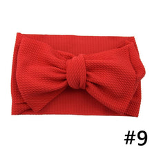 Load image into Gallery viewer, Baby Girls Headband Big Bow Hair Band Kids Adjustable Head Wrap Turban Infant Hair Accessories