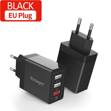 Load image into Gallery viewer, 30W Quick Charge 3.0 USB Charger QC3.0 QC Fast Charger Multi Plug Wall Mobile Phone Charger For Mobile Phones