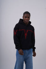 Load image into Gallery viewer, "Heartbeat" Embroidered Graphic Hoodie