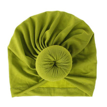 Load image into Gallery viewer, Baby Hat Soft Lovely Flower bowknot for Baby Girl Toddler Turban Hir Band Cap Newborn Headwrap Hat Baby Hairband
