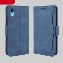 Load image into Gallery viewer, Wallet Cases For iPhone XR Case Magnetic Closure Flip Cover For iPhone X XS Max Leather Card Photo Holder Phone Bags PU Leather Flip Case Cover Stand Pocket for iPhone