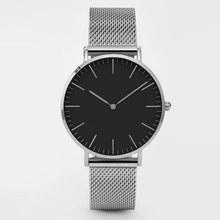 Load image into Gallery viewer, Fashion Unisex Watches Ultra Thin Stainless Steel Mesh Belt Quartz Classic Casual Watch For Women and Man