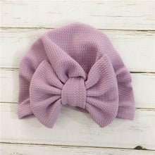 Load image into Gallery viewer, Elegant Winter Autumn Baby Girls Hat Big Bow Cotton Wool Knitted Thick Warm Baby Hat For Girls