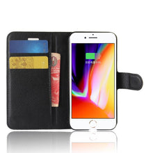 Load image into Gallery viewer, Phone Case For IPHONE 7 8 Plus Wallet Case Flip Leather Back Cover For IPHONE7 IPHONE8 IPHONE 7plus 8plus Simple Case Foldable Case Leather Case Flip Phone Cover Case