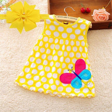 Load image into Gallery viewer, Colorful Modern Luxury Handmade Summer Baby Clothes with Cartoon Long-sleeved Dress for Casual Wear For Baby And Girls 0-5years