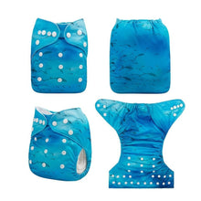 Load image into Gallery viewer, ModernLuxury Printed Baby Cloth Diaper Reusable Cloth Nappy Snap Adjustable Pocket Diaper Nappies For Baby Kids