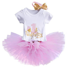 Load image into Gallery viewer, Unicorn Party Dresses For 1 Year Baby Girl Birthday Outfits FOr 1st Birthday Party