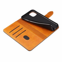 Load image into Gallery viewer, Luxury Red Leather Magnetic Flip Case For Iphone 14 12 13 11 11 Pro Max Xr Xs Max X Wallet Cover For iphone Leather Wallet Case Card Slots Kickstand Magnetic Buckle Flip Phone Cover