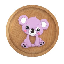 Load image into Gallery viewer, 1pc Unique Baby Koala Silicone Teether Teething Chew Toy Nursing Tool Pendant Food Grade Silicone