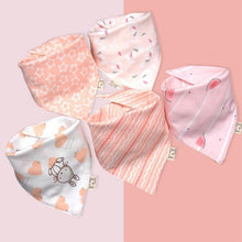 Load image into Gallery viewer, Trend 5PCS/SET Pack Baby Cotton Cartoon Saliva Towel Bandana Bibs For Baby Feeding Accessory For Baby Kids
