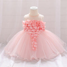 Load image into Gallery viewer, Luxury Modern Designer Toddler Baby Girl Infant Princess Lace Tutu Dress Baby Girl Wedding Dress Kids Party Dress