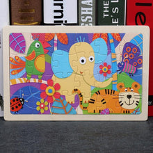 Load image into Gallery viewer, 24 Slice Wood Puzzles Children Adults Vehicle Puzzles Wooden Toys Learning Education Environmental Assemble Educational Games For Kids and Babies