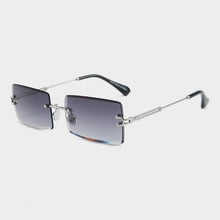 Load image into Gallery viewer, Fashion Rimless Women Trendy Small Rectangle Sunglasses With High Quality metal frame And UV400 Protection