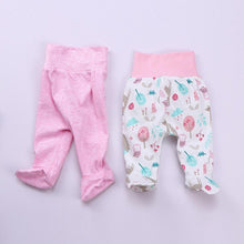 Load image into Gallery viewer, Baby Footed Pants Newborn Baby Boy Girl Leggings High Waist Infant Pants Sleeper Toddler Pajamas Baby Spring Autumn Trousers